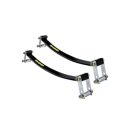 SuperSprings Helper Spring Kit - Self Adjusting - Stock Height - Rear - Steel - Black Powder Coat - 2500 lb