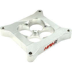 HVH 1" Tall Aluminum Super Sucker Carburetor Spacer for 4150 Series Carburetors - For Open Plenem Manifolds