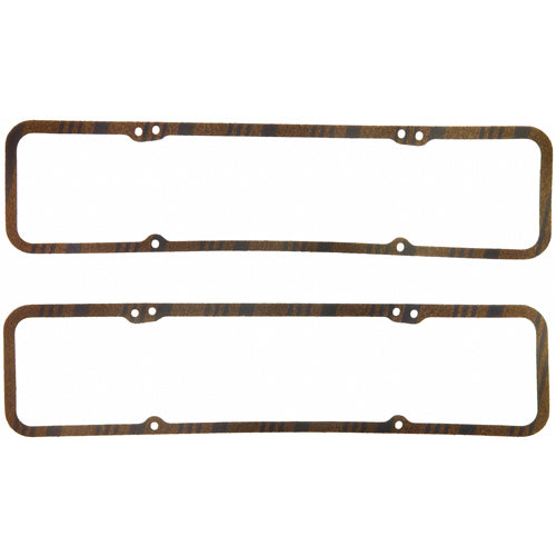 Fel-Pro Valve Cover Gasket - 0.219 in Thick - Cork / Rubber - Small Block Chevy - Pair