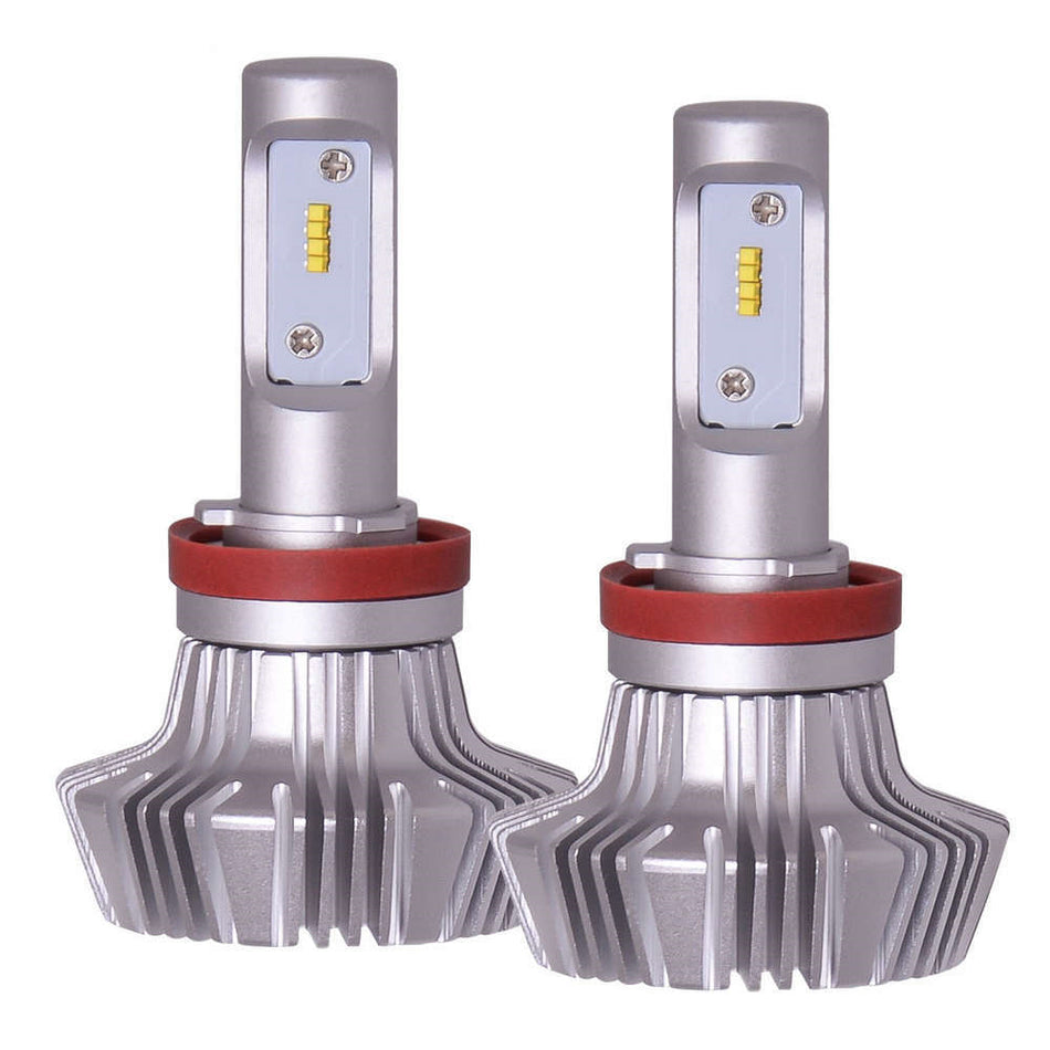 PIAA H11 Platinum LED Bulb Tw in Pack - 4000Lm 6000K