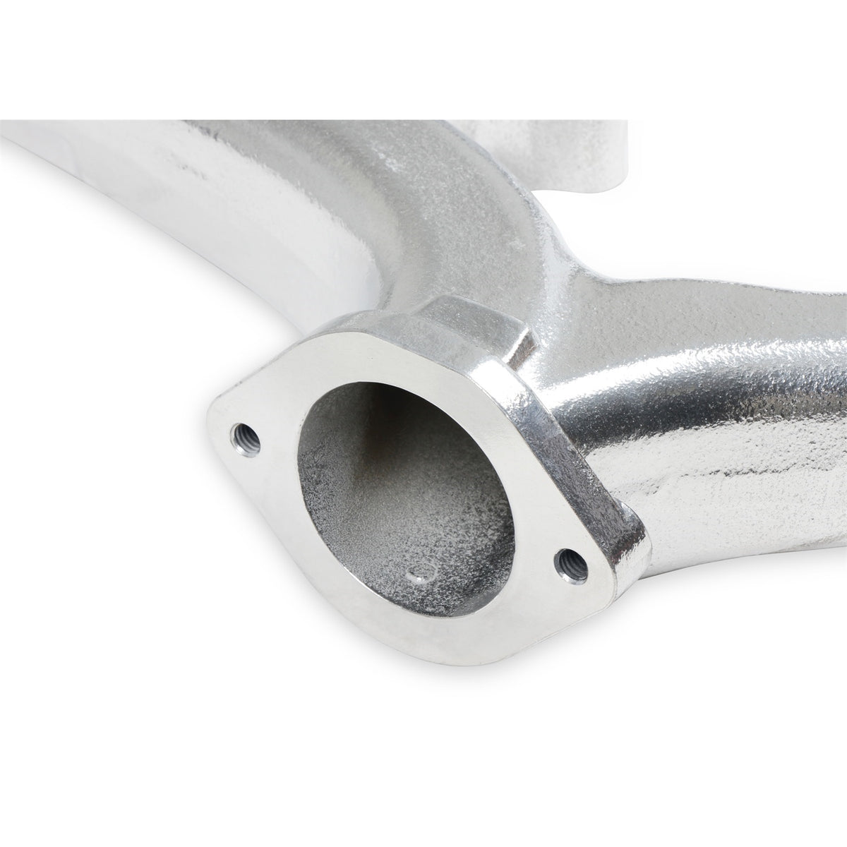 Chrome Exhaust Manifold (Unthrottled/Long) For Generic 50cc Moped / Scooter (Cracker 50, Spin GE 50)
