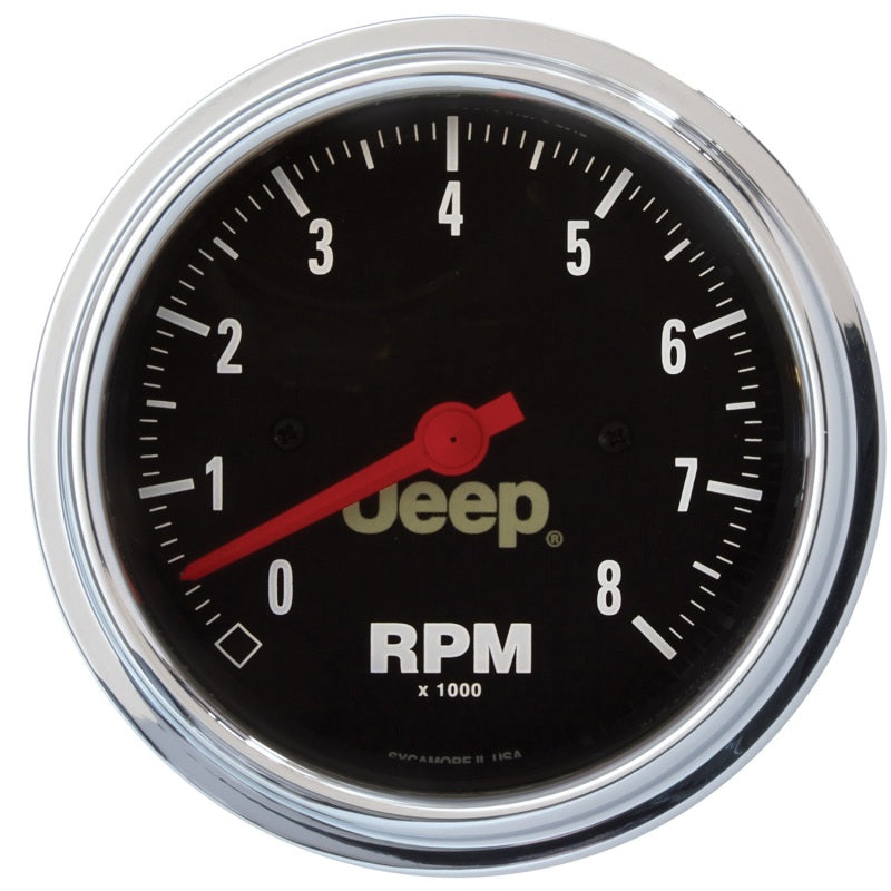 Auto Meter 3-3/8 8000 RPM Tach - Jeep Series