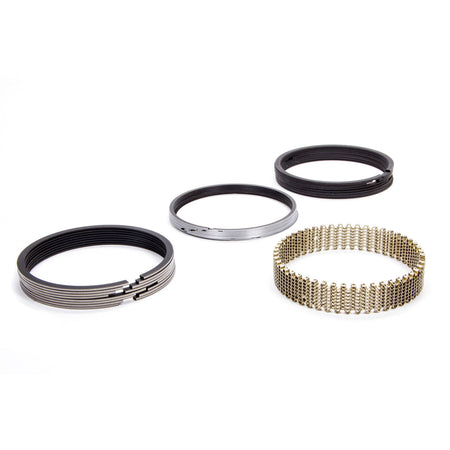 Hastings 4.370" Bore Piston Rings 5/64 x 5/64 x 3/16" Thick Standard Tension Moly - 8 Cylinder