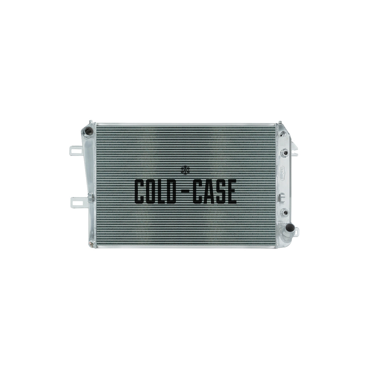 Cold-Case Polished Aluminum Radiator - 45 in W x 25 in H x 3 in D