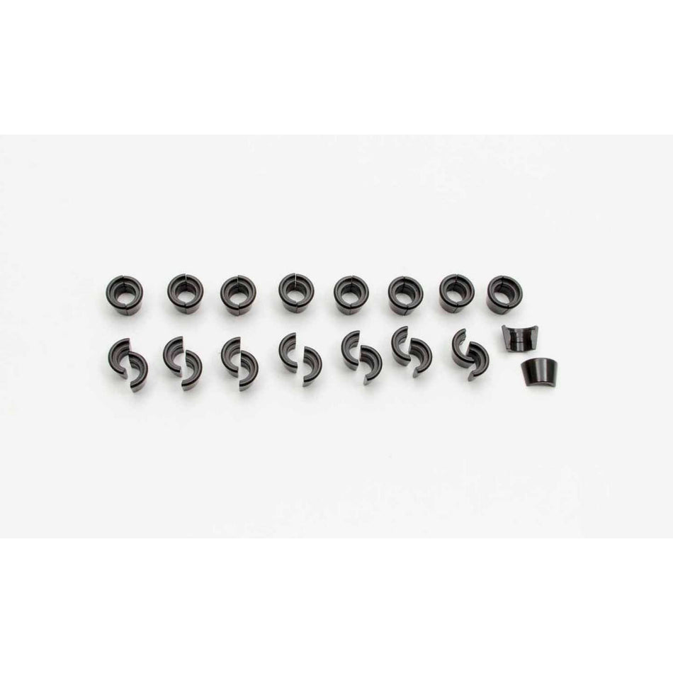 Manley 10 Steel Valve Locks - Fits .3415" Diameter Valve Stems, Conventional Groove, Standard Height - (Set of 16)