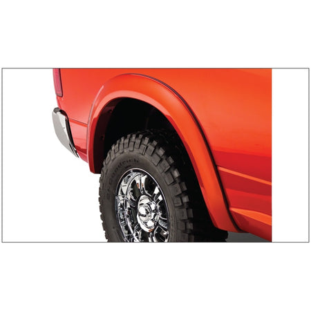 Bushwacker Extend-A-Fender Front / Rear Fender Flare - 1.75 in Wide - Black - Dodge Ram Fullsize Truck 2009-14