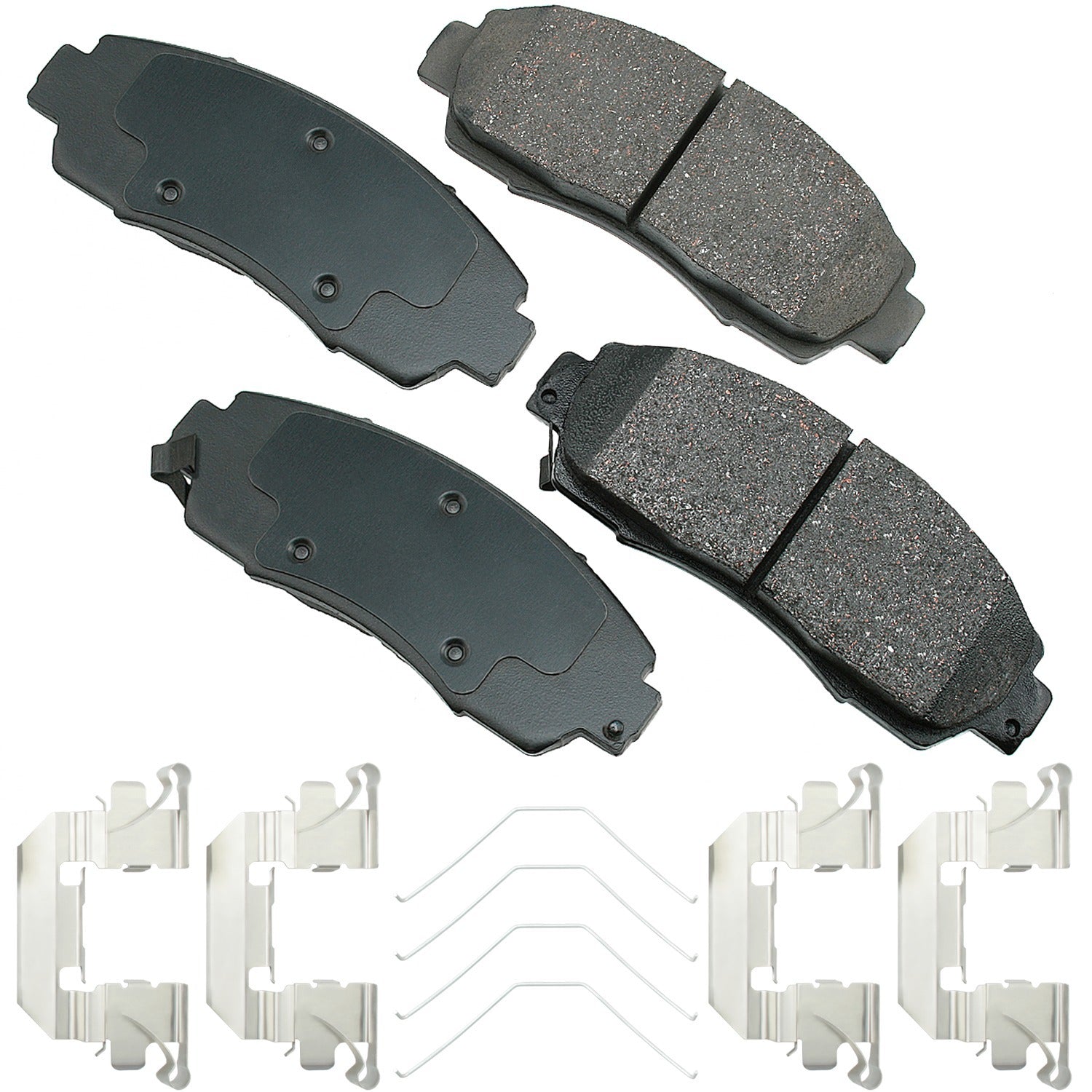 Akebono Brakes ProACT Front Brake Pads - Acura/Honda/Subaru 2005-18 (Set of 4)