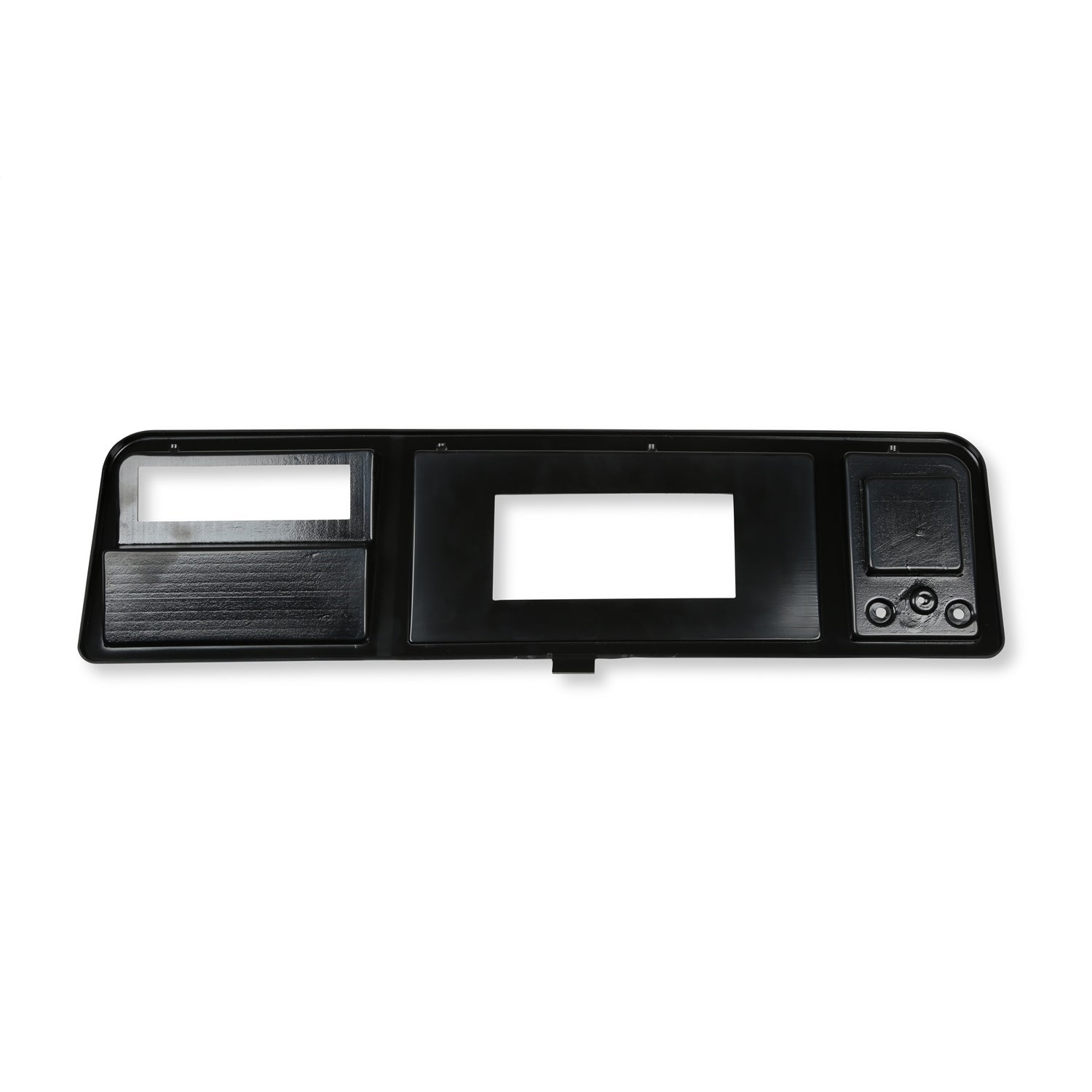 Holley EFI 6.86 in Dash Bezel - Black - No Vents - Ford Fullsize Truck 1973-79