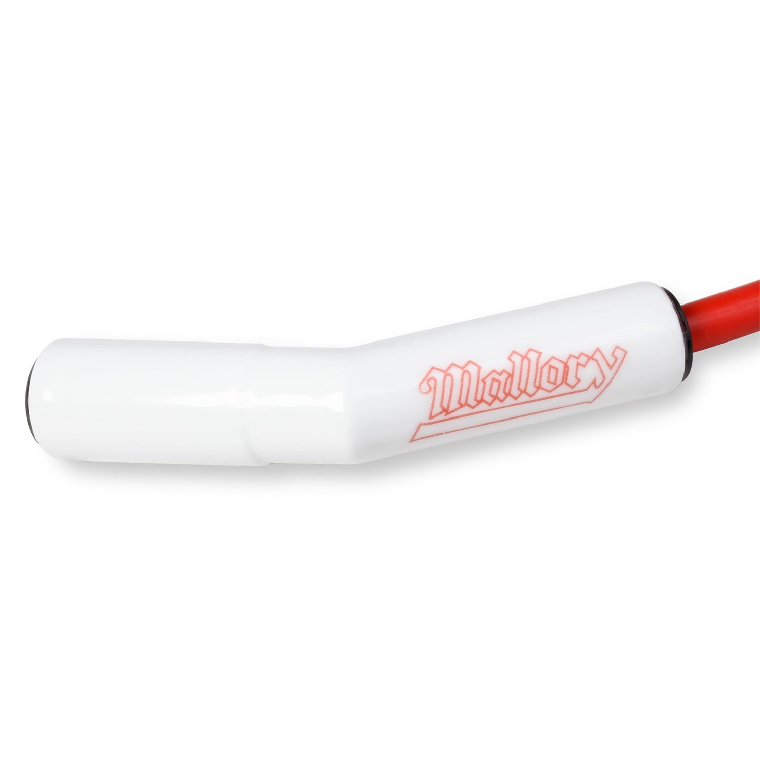 Mallory Pro Sidewinder Spiral Core 8 mm Spark Plug Wire Set - Red - 135 Degree Plug Boots - HEI / Socket Style - Universal