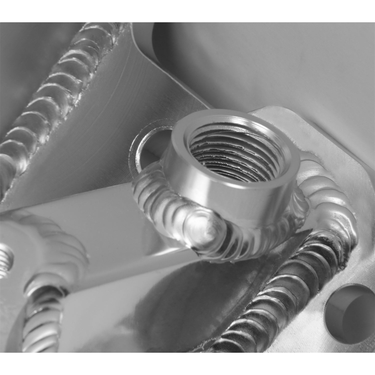 Holley Sniper Sniper Sheet Metal Fabricated Square Bore Single Plane Intake Manifold - Small Block Chevy