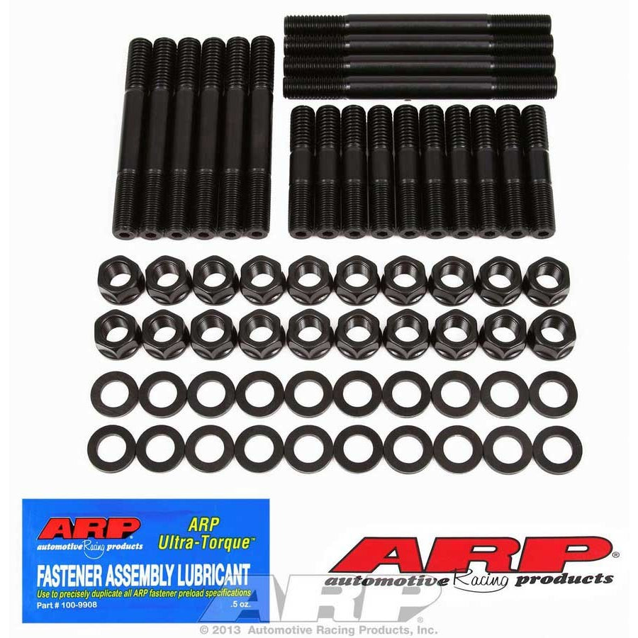 ARP Cylinder Head Stud Kit - Hex Nuts - Chromoly - Black Oxide - Small Block Mopar 144-4005