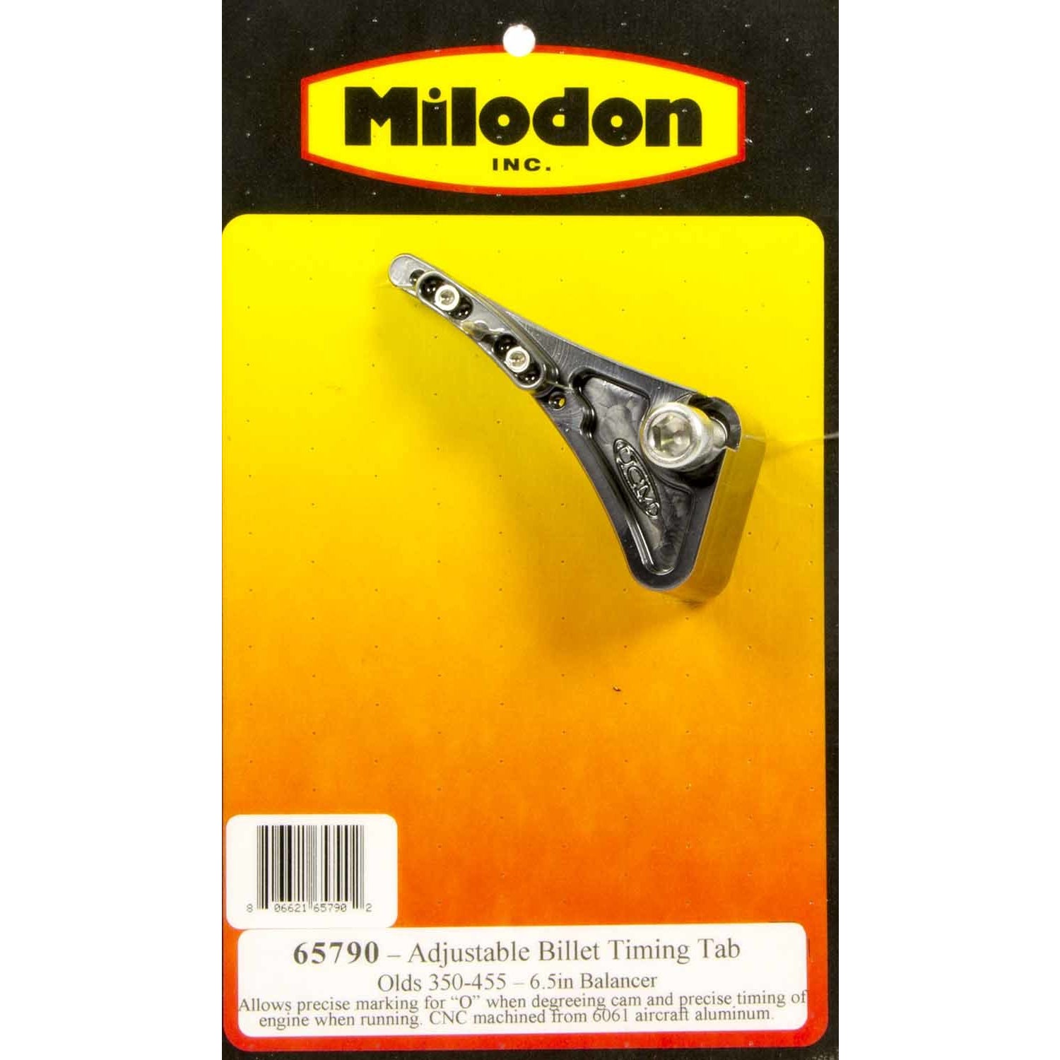 Milodon Olds Timing Pointer - 6.5" Balancer