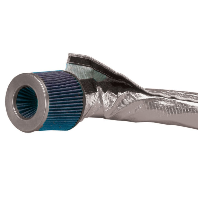 DEI Cool Cover Intake Tube Heat Shield - 36 x 14 in - Hook and Loop Closure - Silver - Up to 4-1/2 in Tubing