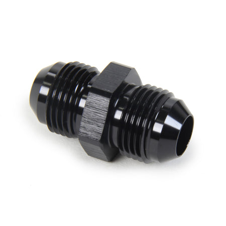 Triple X Race Co. Adapter Fitting Straight 8 AN Male to 8 AN Male Aluminum - Black Anodize