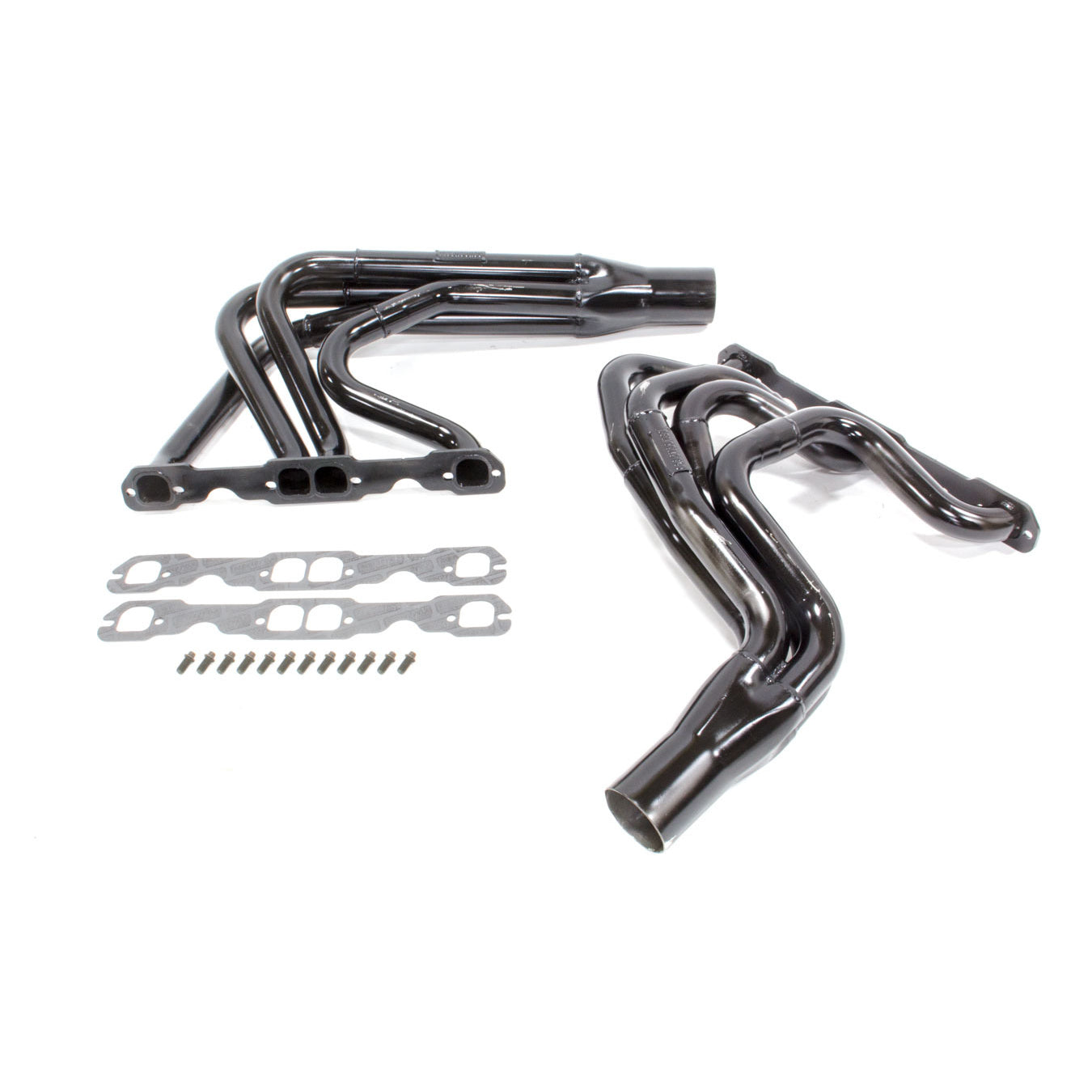 Schoenfeld Headers IMCA Modified Headers 1-5/8 to 1-3/4" Primary 3" Collector Steel - Black Paint