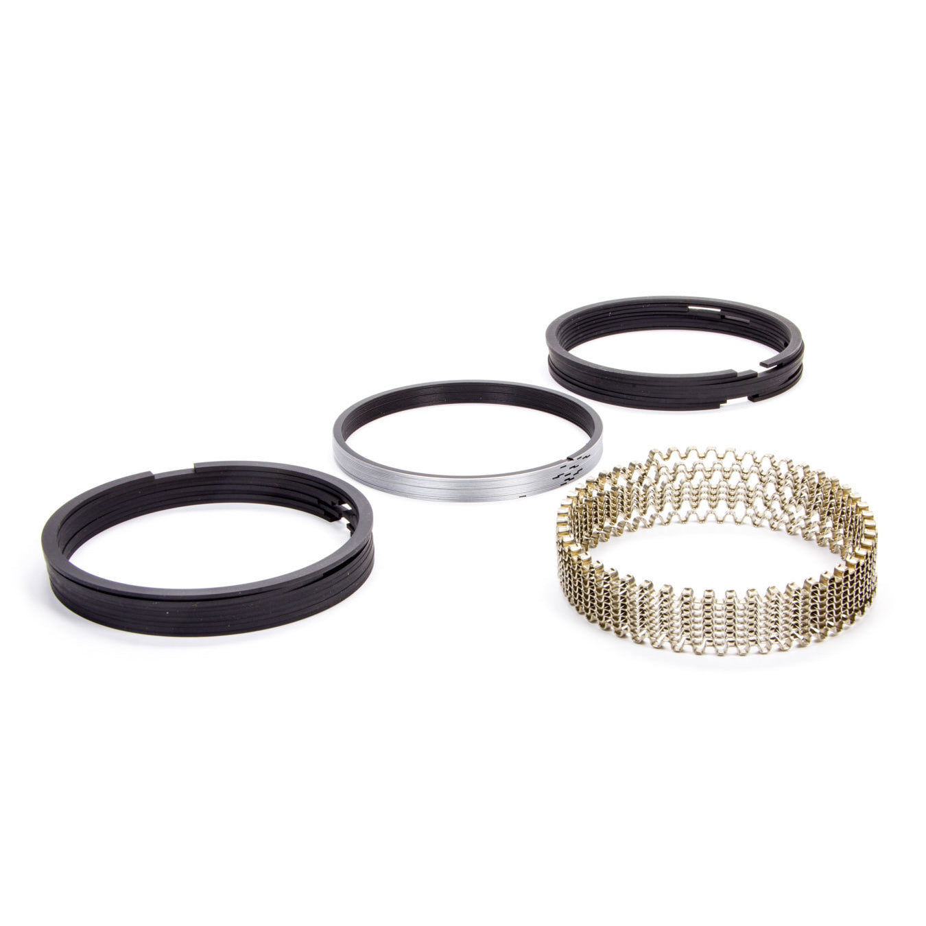 Hastings 4.310" Bore Piston Rings 5/64 x 5/64 x 3/16" Thick Standard Tension Iron - 8 Cylinder
