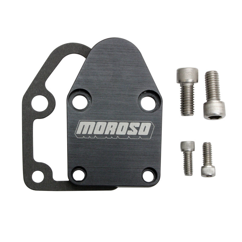 Moroso Fuel Pump Block-Off Plate - SB Chevy