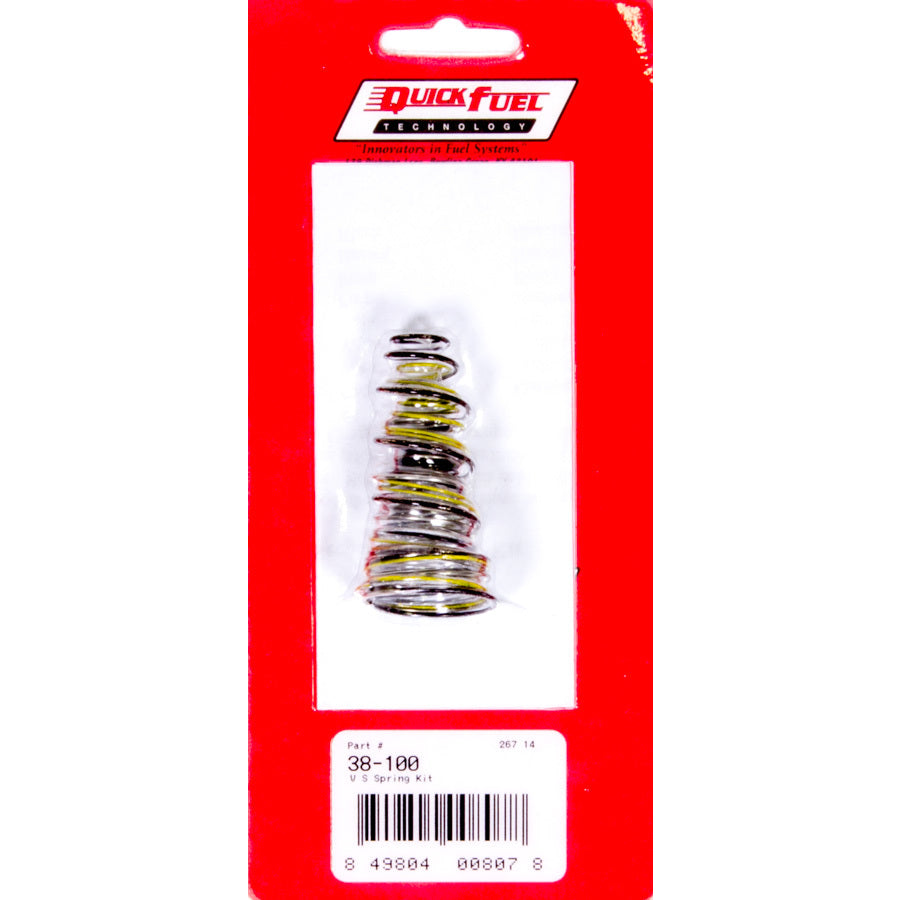 Quick Fuel Technology Steel Vacuum Secondary Spring Color Coded Holley/Quick Fuel Carburetors - Set of 7