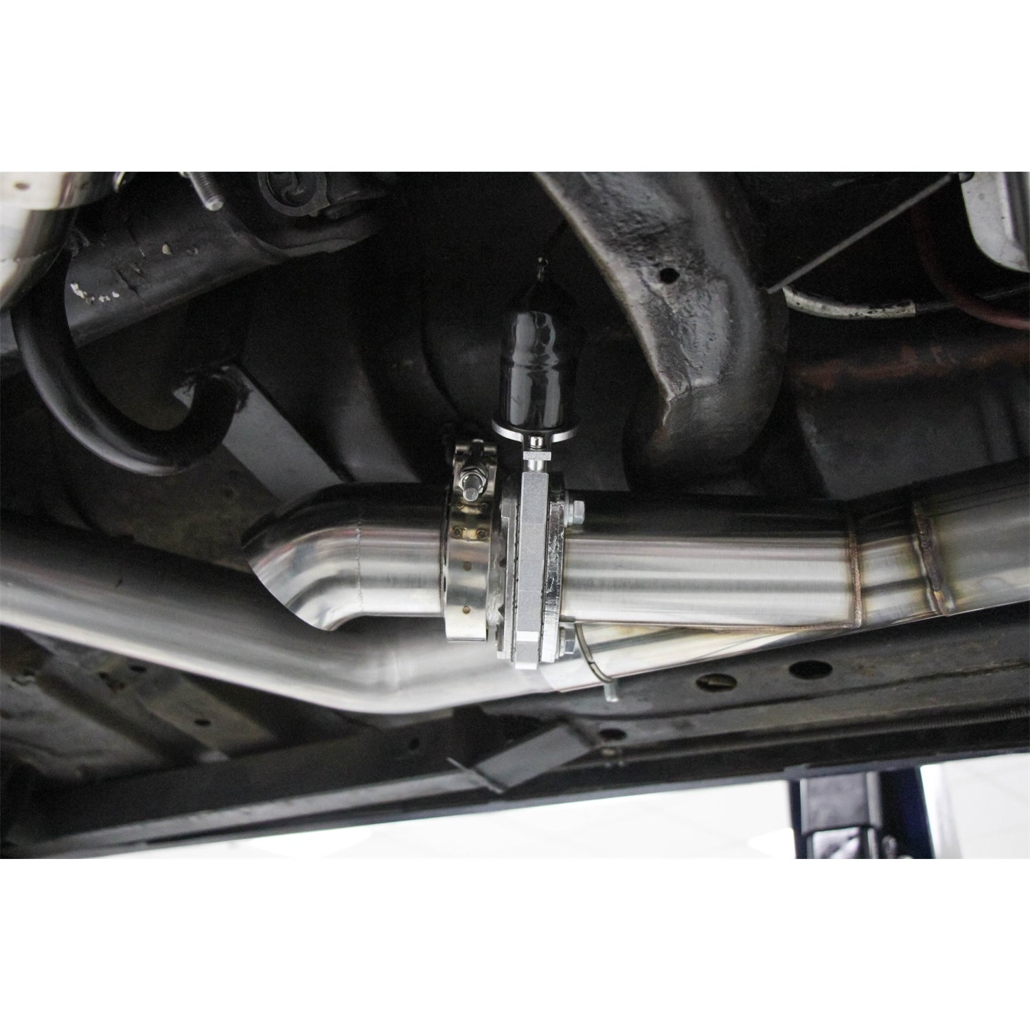Hooker Electric Exhaust Cut-Out - Bolt-On - Dual - 3" Pipe Diameter - Hardware/Wire Harness Included - Aluminum