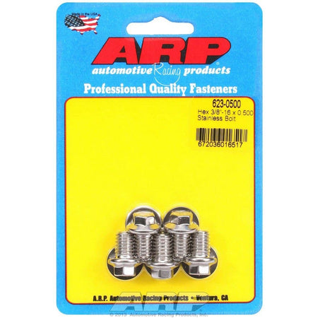 ARP Stainless Steel Bolt Kit - 6 Point (5) 3/8-16 x .500