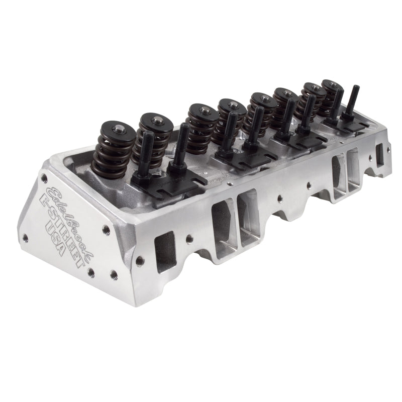 Edelbrock E-Street Cylinder Head - SB Chevyw/ 64cc. Combustion Chamber