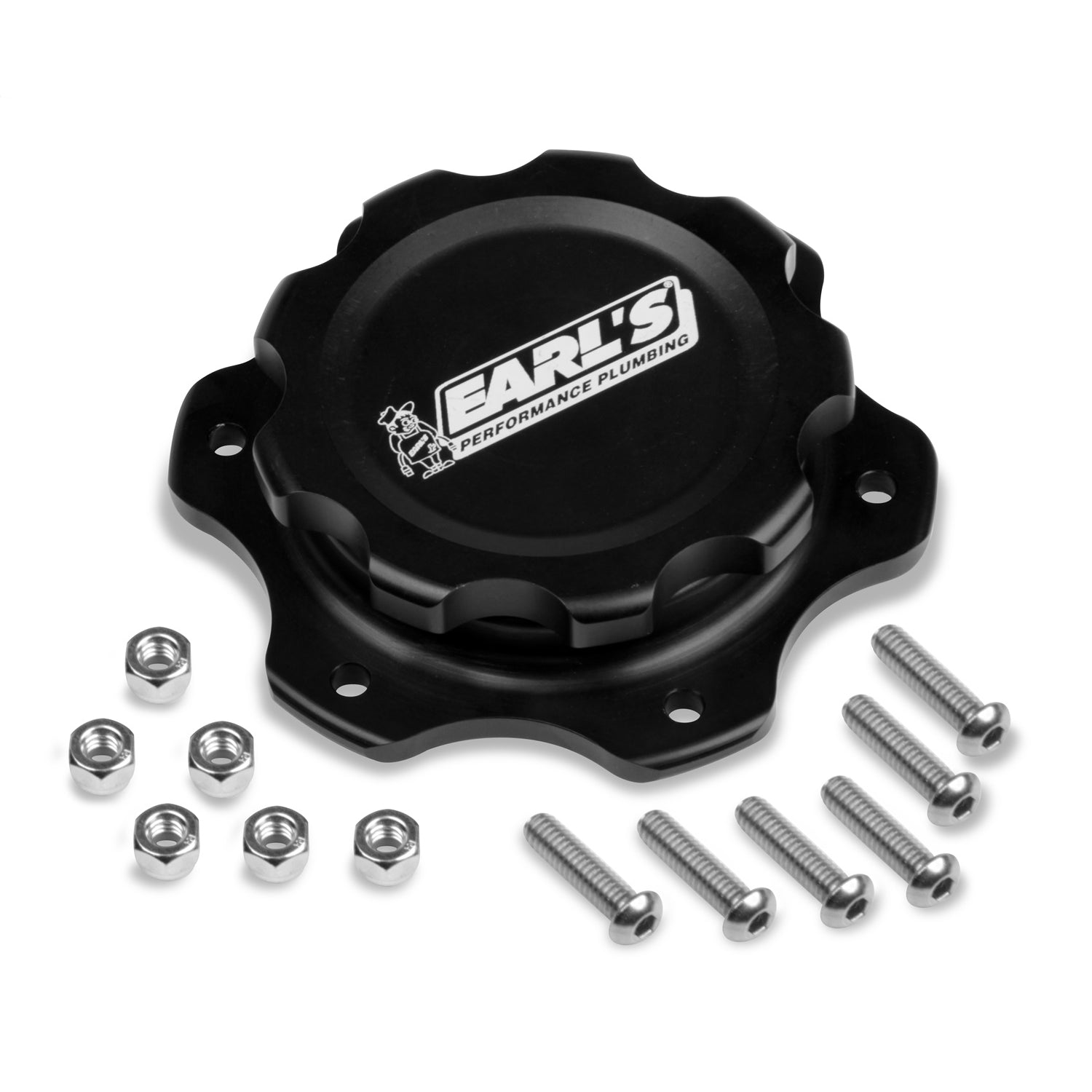 Earl's Billet Fuel Cell Cap-6-Bolt Flange