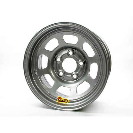 Aero 50 Series Rolled Wheel - Silver - 15" x 10" - 5 x 5" Bolt Circle - 2" Back Spacing - 25 lbs.