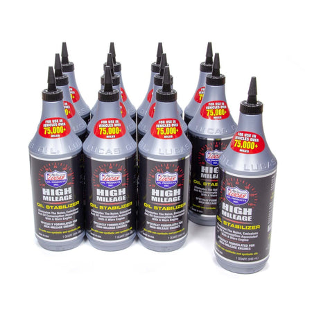 Lucas High Mileage Oil Stabilizer Case 12 x 1 Quart