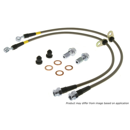 StopTech Braided Stainless Brake Hose Kit - Rear