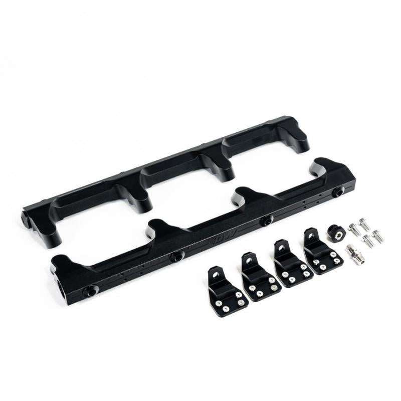 DeatschWerks Fuel Rail - Black Anodized - GM LS-Series 7-204