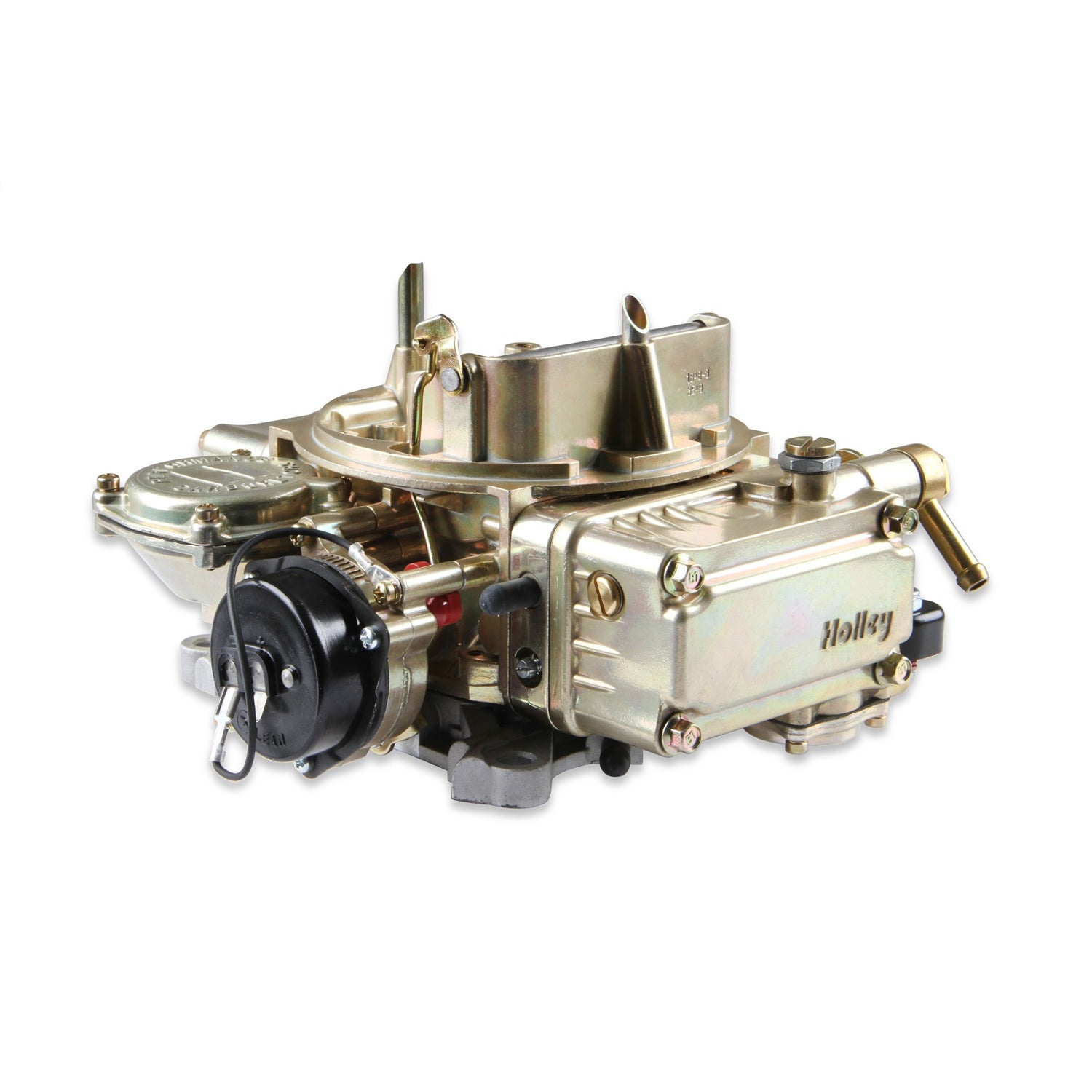 Holley Model 4160 Carburetor - 4-Barrel - 465 CFM - Square Bore - Hot Air Choke - Vacuum Secondary - Single Inlet - Chromate