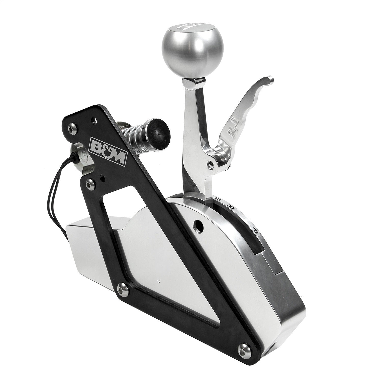 B&M Shifter Solenoid Kit - Bracket/Hardware - Stainless
