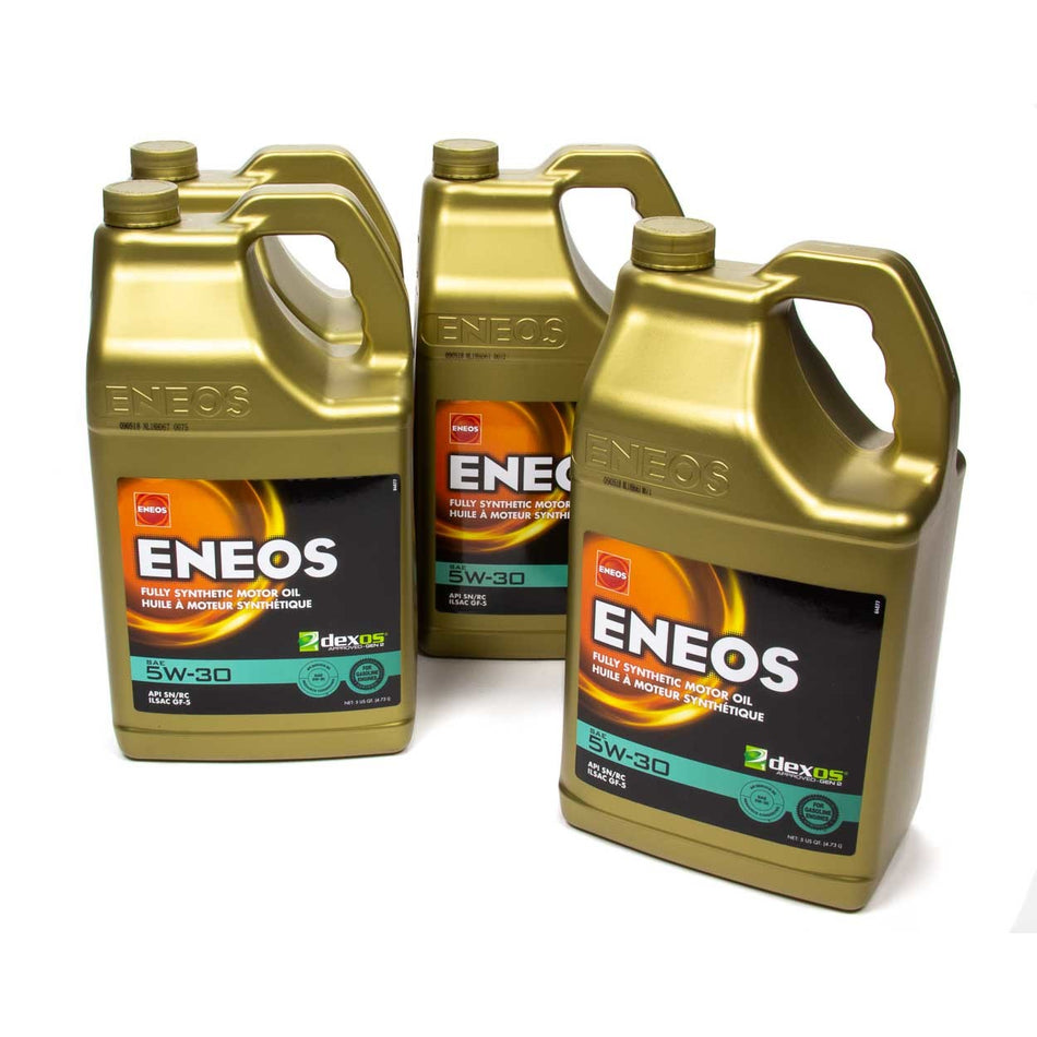 Eneos Full Synthetic Oil Dexos 1 Case 5w30 4 X 5 Quart