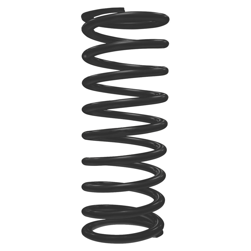 QA1 High Travel Coil-Over Spring - 2.500" ID - 12.000" Length - 300 lb/in Spring Rate - Black Powder Coat