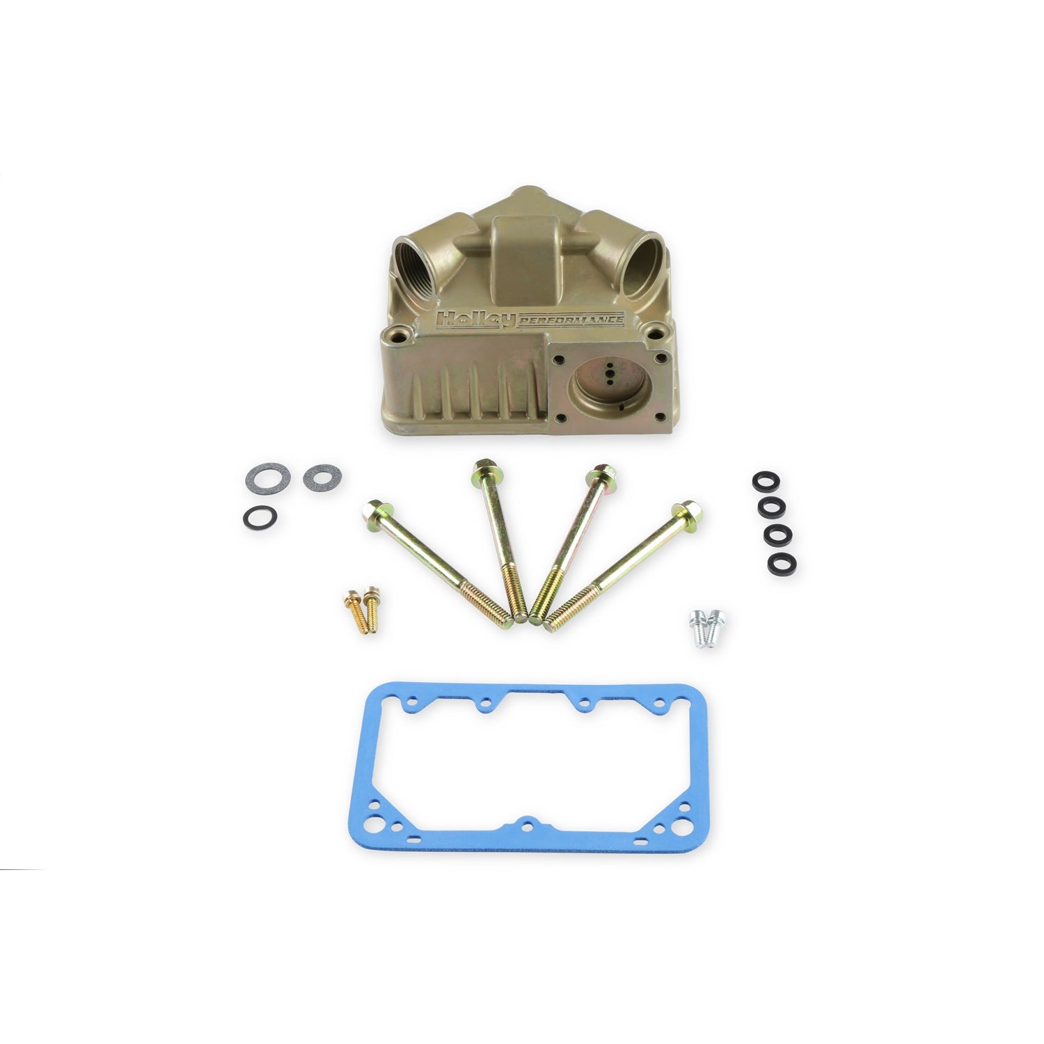Holley Center Hung Carburetor Fuel Bowl - Zinc - Gold Chromate - Primary - Holley 4150 / 4160 / 4500 Carburetors