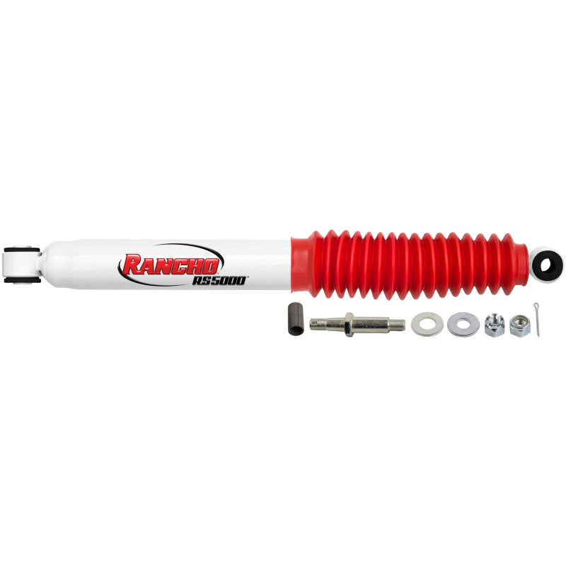 Rancho RS5000 Series Twintube Steering Stabilizer - 12.00 in Compressed / 19.50 in Extended