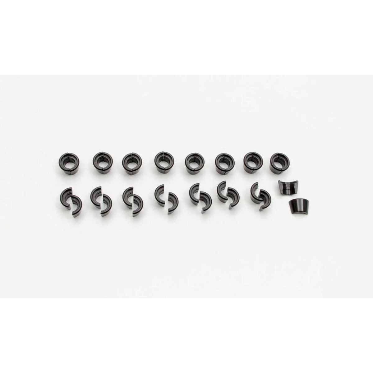 Manley 10 Steel Valve Locks - Fits .3110" Diameter Valve Stems, Conventional Groove, Standard Height - (Set of 16)