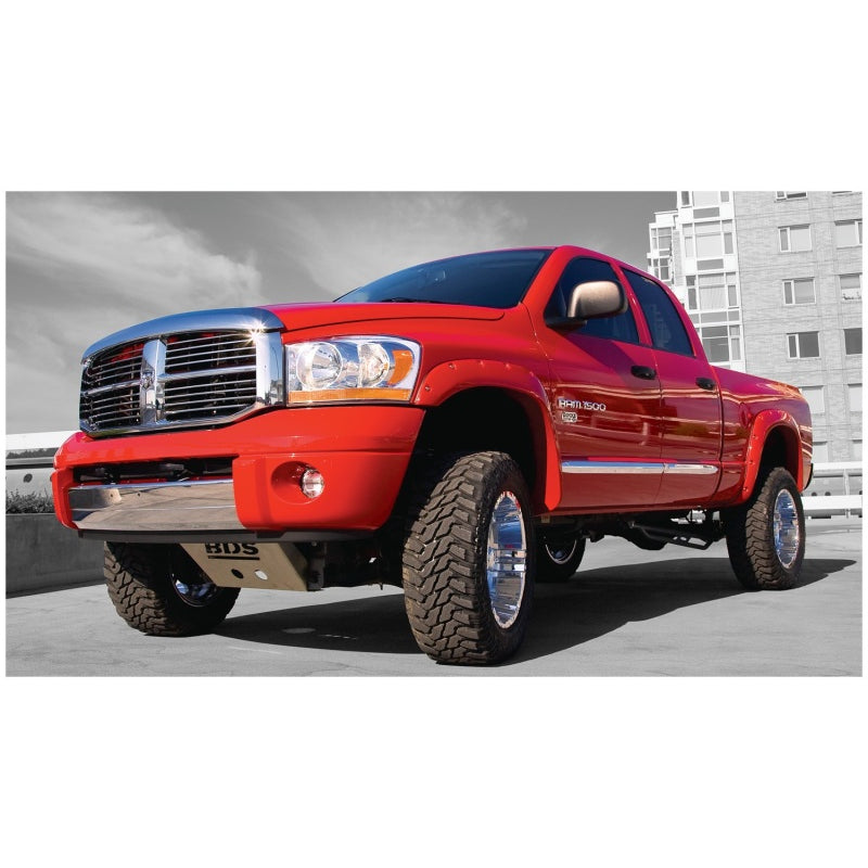 Bushwacker Pocket Style Front / Rear Fender Flare - 2.5 in Wide - Black - Dodge Ram Fullsize Truck 2002-09