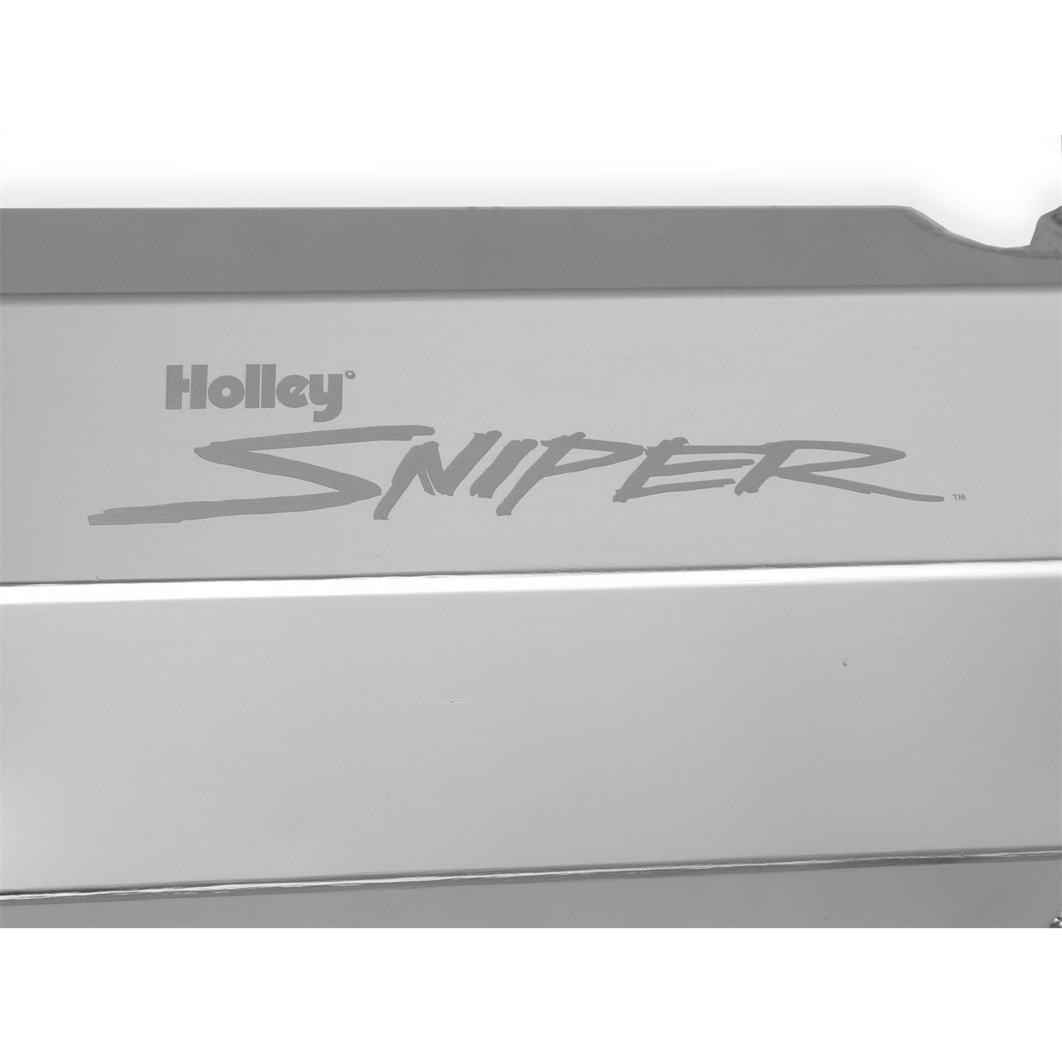 Sniper Fabricated Aluminum Valve Cover - Chevy Small Block - Natural Finish
