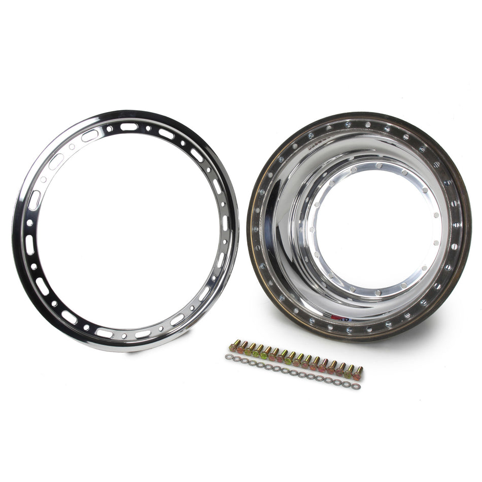 Weld Wheel Shell - Inner - 15" x 6.63" - Aluminum - Polished - Inner Bead-Loc