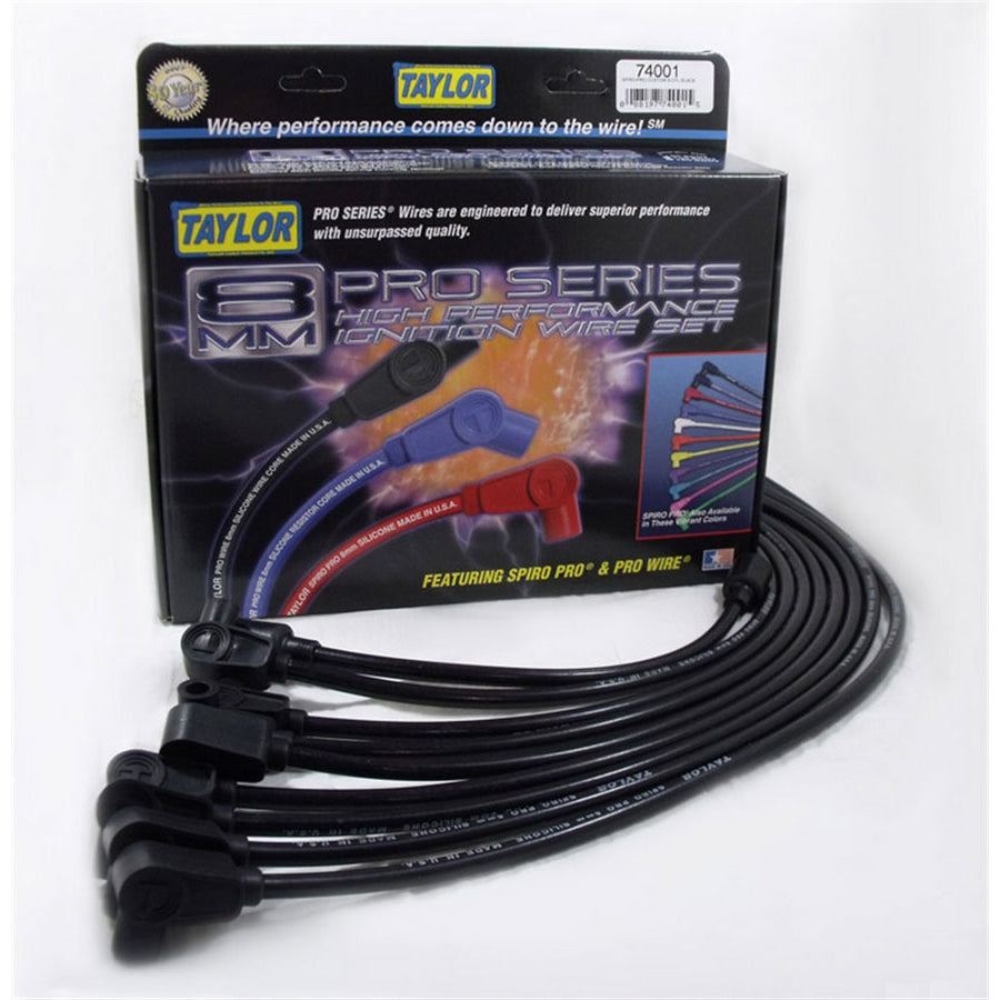 Taylor Cable Products 74001 Taylor 8mm Spiro Pro Spark Plug Wire Sets ...
