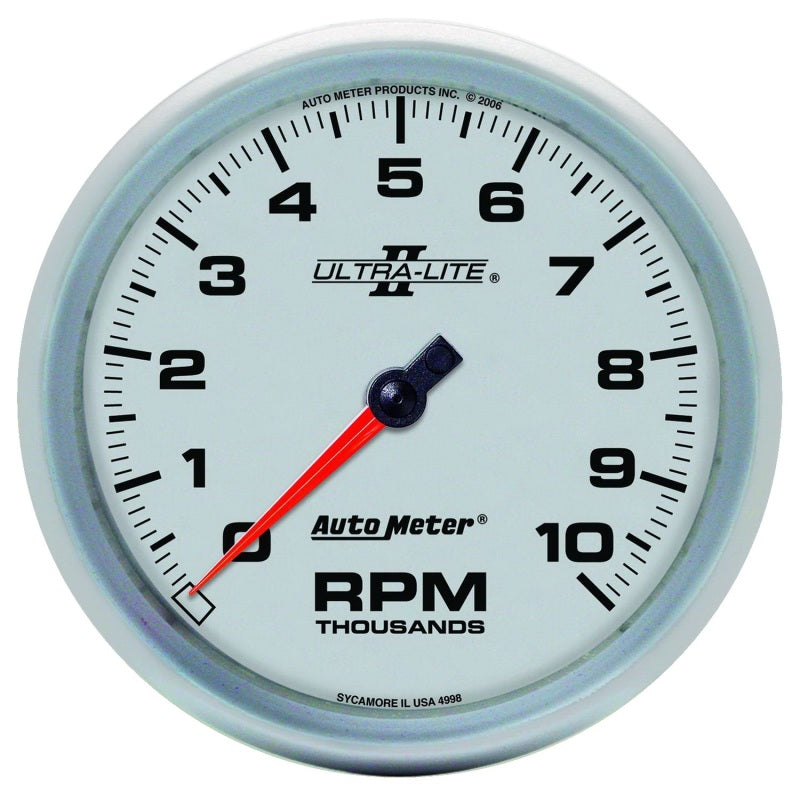 Auto Meter 5" Ultra-Lite II In-Dash Tachometer - 10,000 RPM