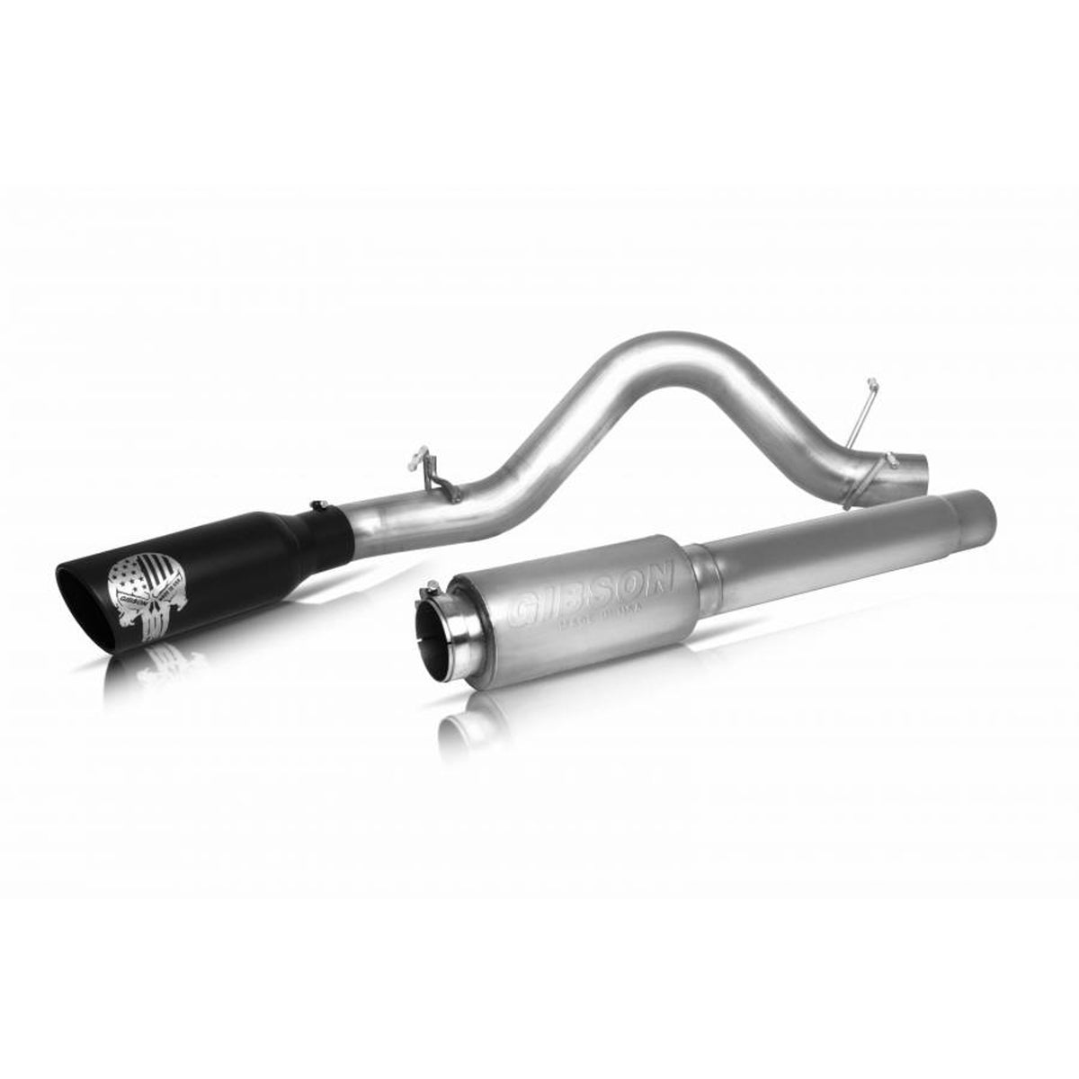 Gibson Patriot Skull Series Cat-Back Exhaust System - 4 in Diameter