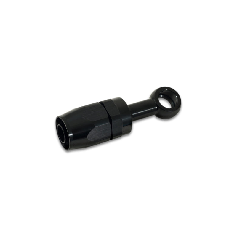 Vibrant Performance Straight 8 AN to 16 mm Banjo Banjo Hose End - Swivel - Black