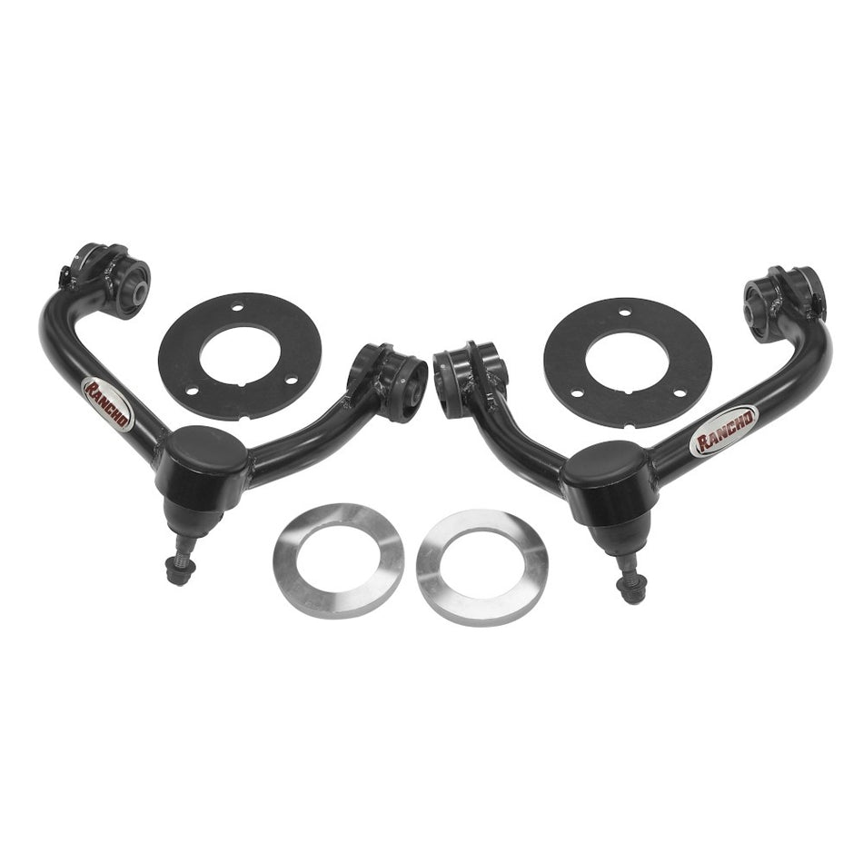 Rancho Front Control Arm - Press-In Ball Joint - Black - Ford Fullsize Truck 2021-22 (Pair)