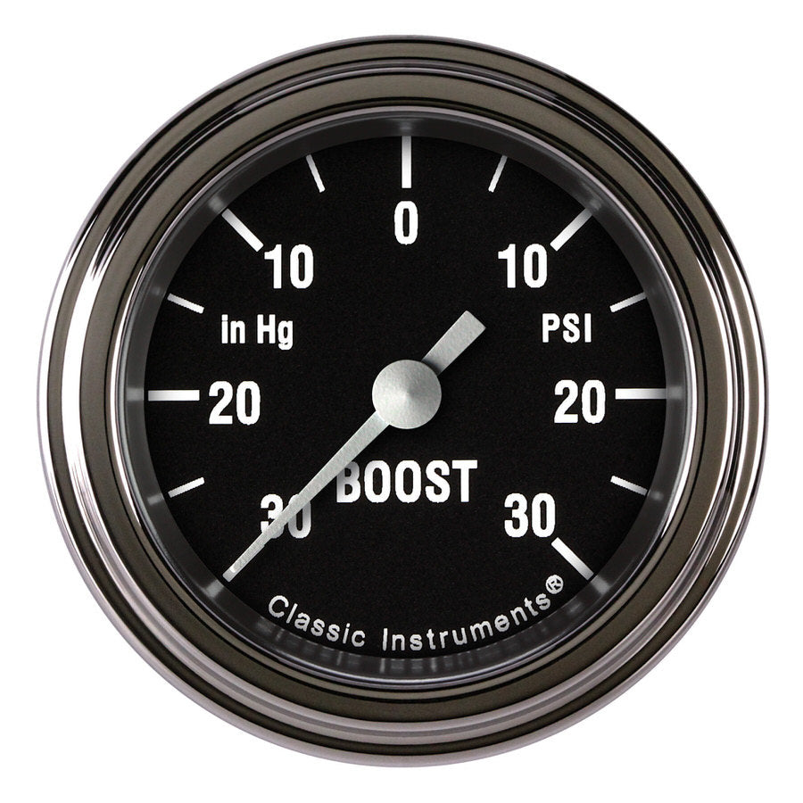 Classic Instruments Hot Rod Boost Gauge - 0-30 psi