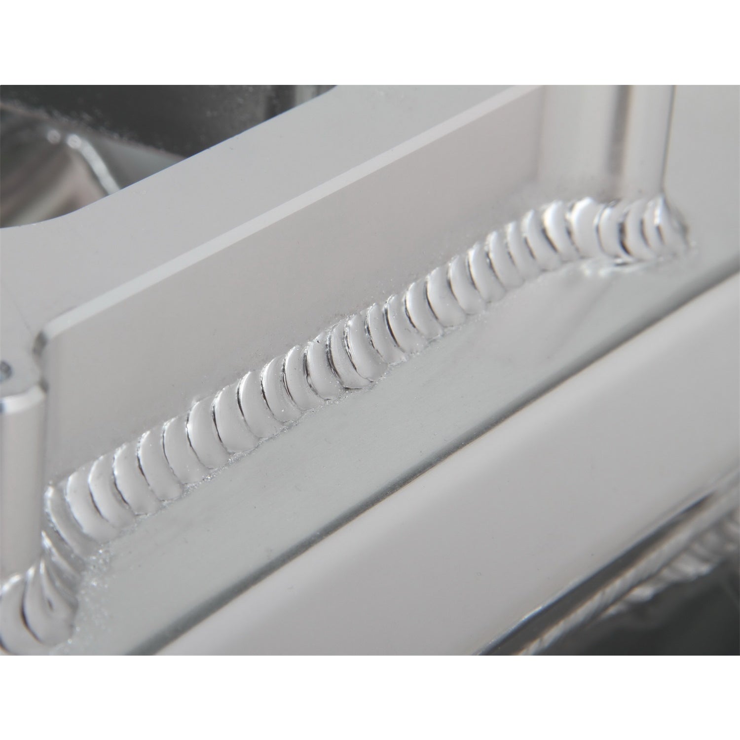 Sniper Fabricated Intake Manifold BBC Single Plane 1 x 4150 Silver with Sniper Logo