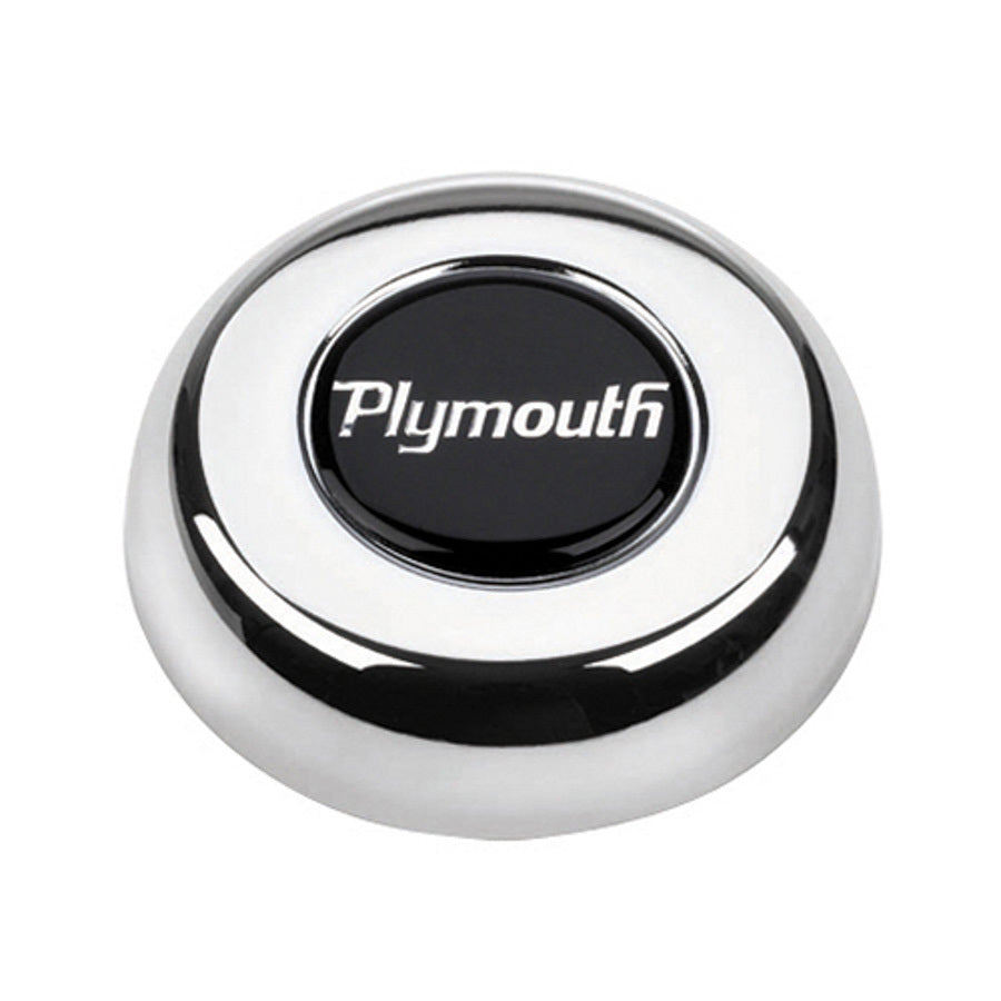 Grant Steering Wheels Plymouth Logo Horn Button Steel Chrome Grant Classic/Challenger Series Wheels