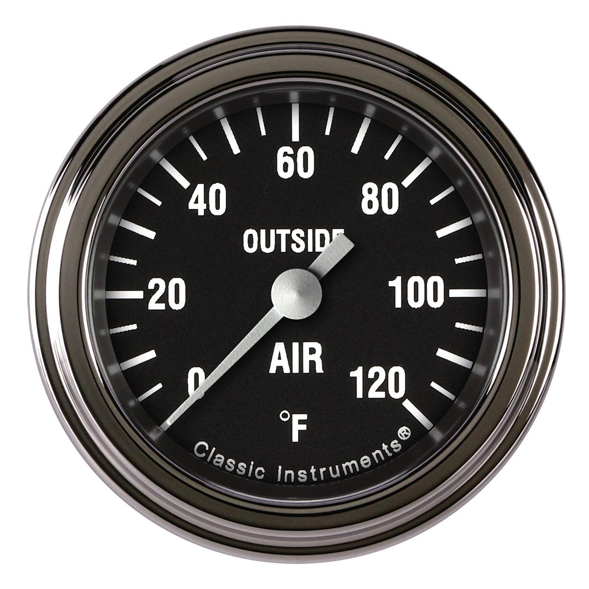 Classic Instruments Hot Rod Outside Air Temp Gauge - 0-120 Degrees F