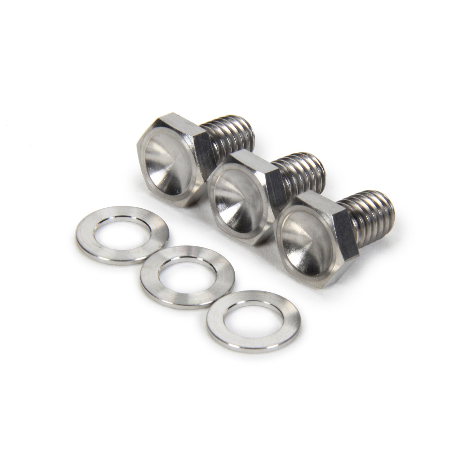 Sweet Steering Wheel Bolt Kit - Hex Head - 5/16-18 in Thread - 1/2 in Long - Titanium (Set of 3)